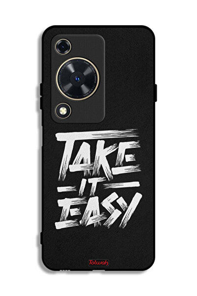 Tolwak Huawei Enjoy 70 Protective Case Cover Take It Easy