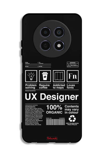 Tolwak غطاء حماية لهاتف Realme 12 5G، ملصق مصمم تجربة المستخدم