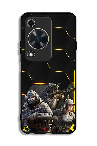 Tolwak غطاء حماية لهاتف هواوي إنجوي 70 بخلفية سايبربانك