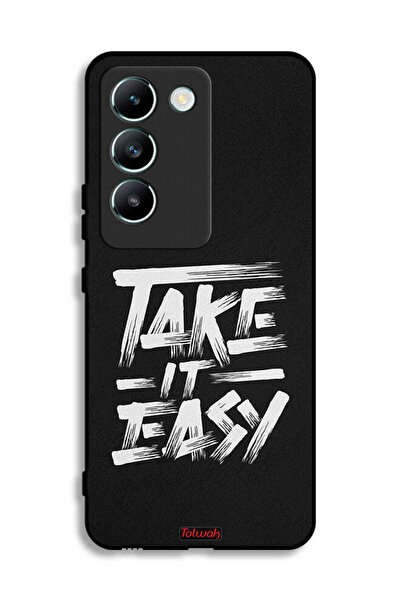 Tolwak غطاء حماية لهاتف Vivo V30 Lite 4G - Take It Easy