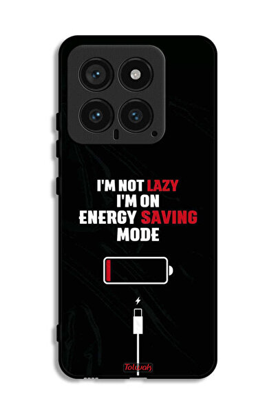 Tolwak غطاء حماية لهاتف شاومي 14 - أنا لست كسولاً، أنا في وضع توفير الطاقة