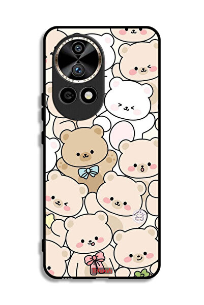 Tolwak غطاء حماية لهاتف هواوي نوفا 12 ألترا 5G بنقشة الدببة