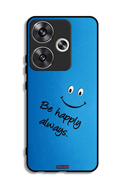 Tolwak غطاء حماية لهاتف Xiaomi Poco F6 5G كن سعيدًا دائمًا