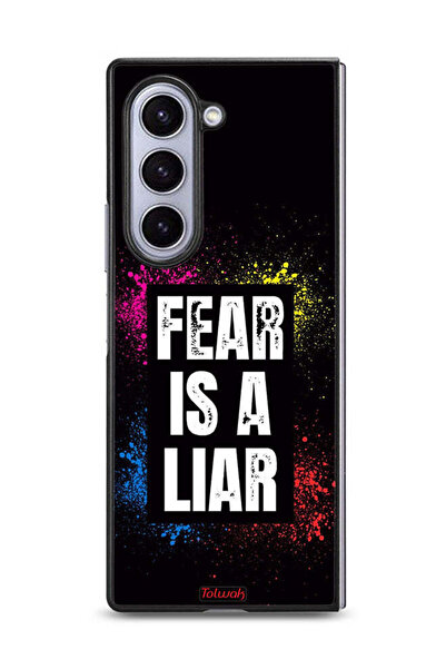 Tolwak غطاء حماية لهاتف Samsung Galaxy Z Fold6 - الخوف كاذب