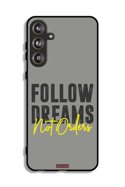 Tolwak غطاء حماية لهاتف سامسونج جالاكسي F55 5G - اتبع الأحلام وليس الأوامر