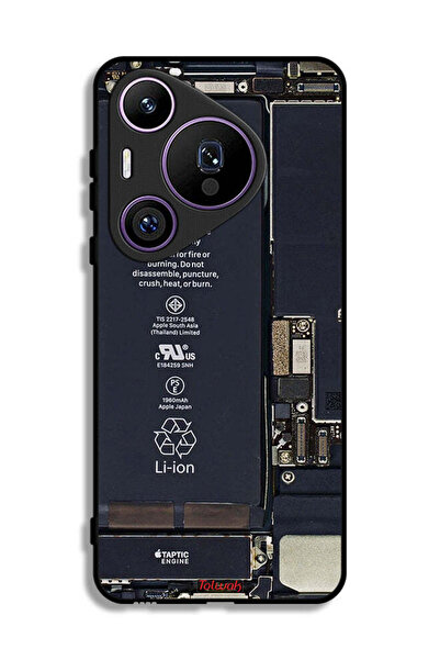 Tolwak غطاء حماية لهاتف هواوي بيورا 70 برو بنمط دائرة الهاتف