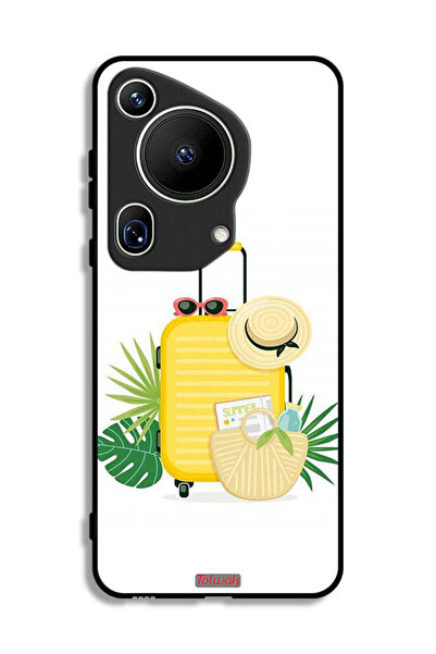 Tolwak غطاء حماية فائق لهاتف هواوي بيورا 70 بتصميم فني رقمي صيفي