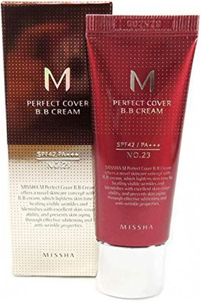 Missha Makeup Cosmetics M Perfect Cover Bb Cream No.23 Natural Beige Spf42 Pa (50Ml)