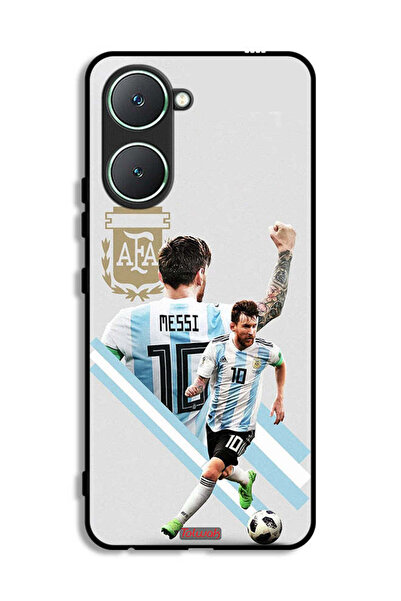 Tolwak غطاء حماية لهاتف Vivo Y03 4G برسومات ليو ميسي