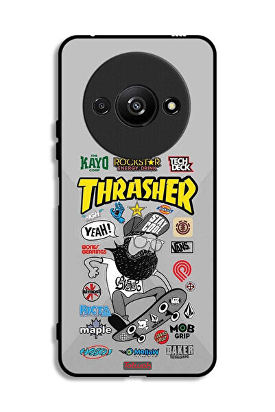 Tolwak غطاء حماية لهاتف Xiaomi Redmi A3 4G ملصق Thrasher