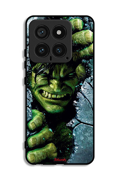 Tolwak غطاء حماية لهاتف شاومي 14 بتصميم هالك المذهل