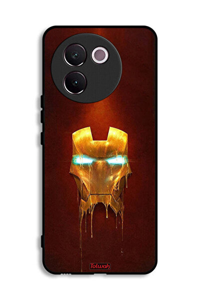 Tolwak غطاء حماية لهاتف Vivo V30e 5G من Iron Man Marvel Comics