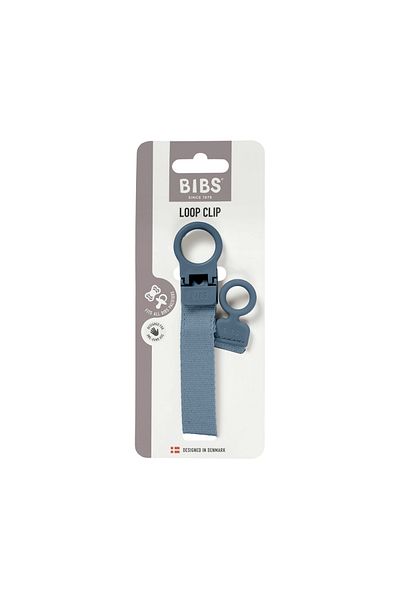 Bibs Loop Pacifier Clip Chain, Petrol