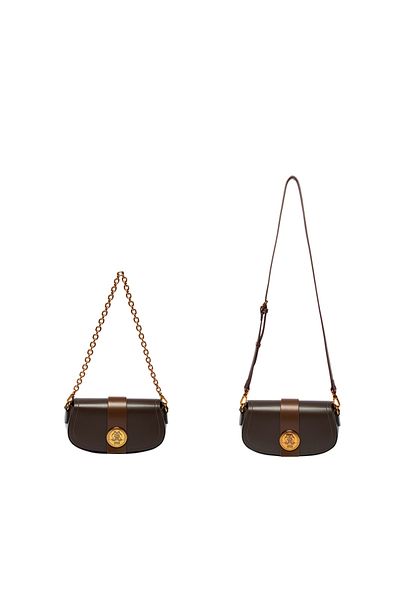 Disney Lady Shoulder bag Material:PU Dark Brown Color