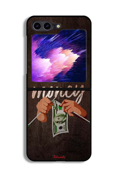 Tolwak غطاء حماية لهاتف Samsung Galaxy Z Flip6 حان وقت جني الأموال