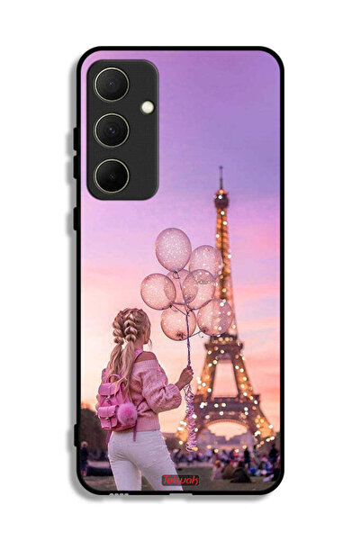 Tolwak غطاء حماية لهاتف سامسونج جالاكسي A35 5G بطبعة فتاة تحمل بالونات