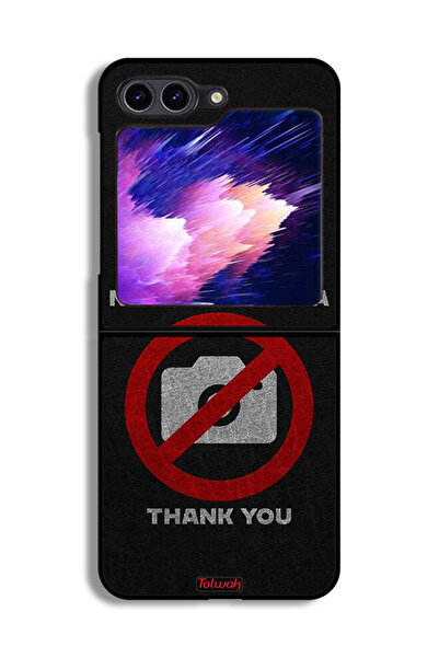 Tolwak غطاء حماية لهاتف Samsung Galaxy Z Flip6 لا يُمنع استخدام وسائل التواصل...