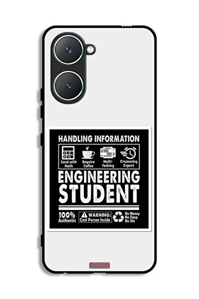 Tolwak غطاء حماية لهاتف Vivo Y03 4G، ملصق طالب هندسة