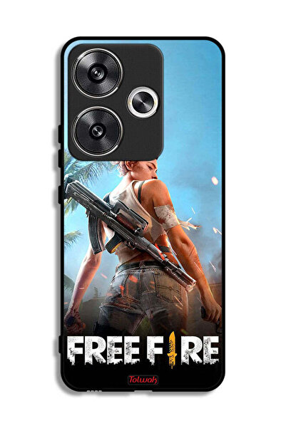 Tolwak غطاء حماية شاومي بوكو F6 5G فري فاير