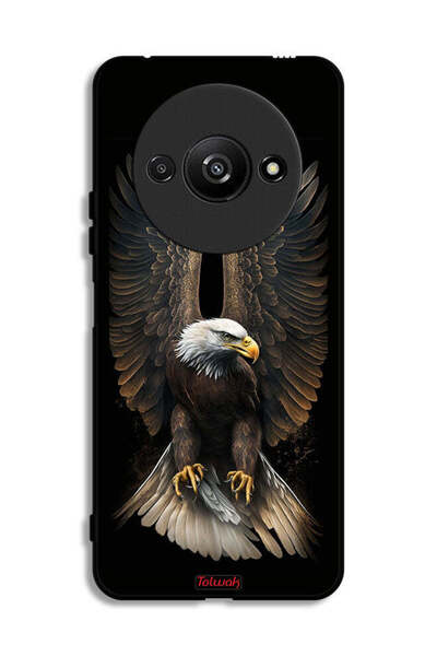 Tolwak Xiaomi Redmi A3 4G Protective Case Cover Eagle Spread Wings