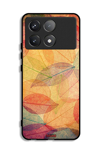 Tolwak Xiaomi Poco F6 Pro Protective Case Cover Leaves Abstract Digital Art