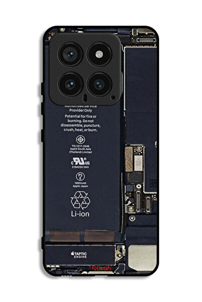 Tolwak غطاء حماية لهاتف Xiaomi 14 بنمط دائرة الهاتف