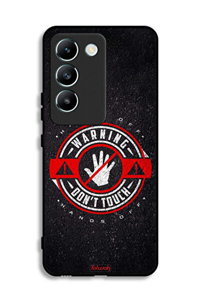 Tolwak Vivo V30 Lite 4G Protective Case Cover Warning Do Not Touch