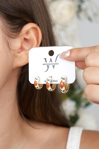 Jack Ferrero Steel / No Tarnishing Women's Earrings