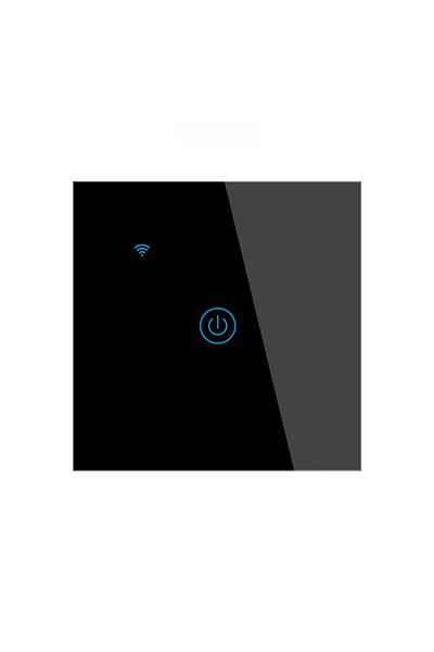 Generic Single Black Smart Light Switch