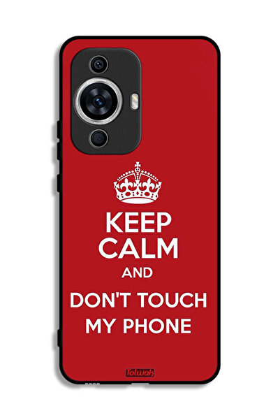 Tolwak غطاء حماية لهاتف هواوي نوفا 12 لايت - حافظ على هدوئك ولا تلمس هاتفي