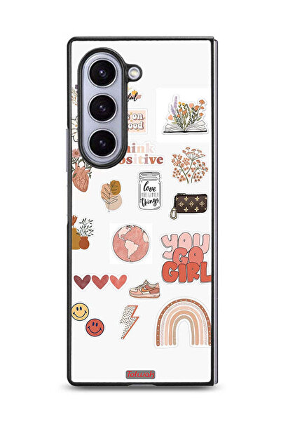 Tolwak غطاء حماية لهاتف Samsung Galaxy Z Fold6 بتصميم You Go Girl