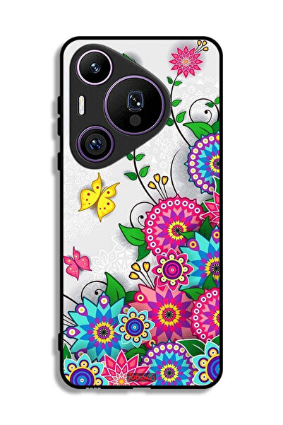 Tolwak غطاء حماية لهاتف هواوي بيورا 70 برو بتصميم زهور ماندالا