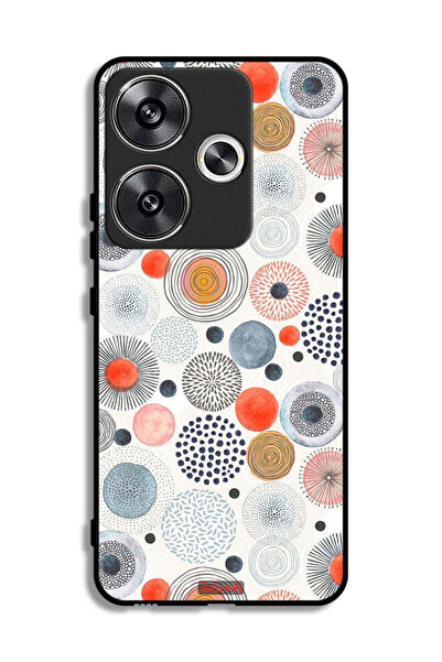 Tolwak Xiaomi Poco F6 5G Protective Case Cover Cotton Flowers Pattern