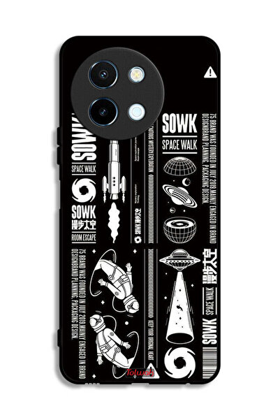 Tolwak غطاء حماية لهاتف Vivo Y38 5G ملصق Sowk Space Walk
