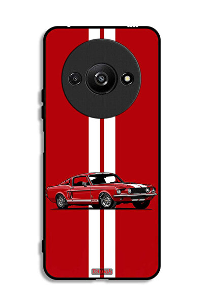 Tolwak Xiaomi Redmi A3 4G Protective Case Cover Vintage Car Abstract Art