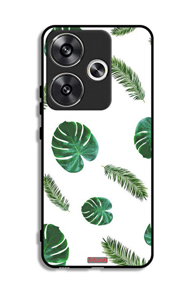 Tolwak غطاء حماية لهاتف Xiaomi Poco F6 5G بنقشة ريش فنية