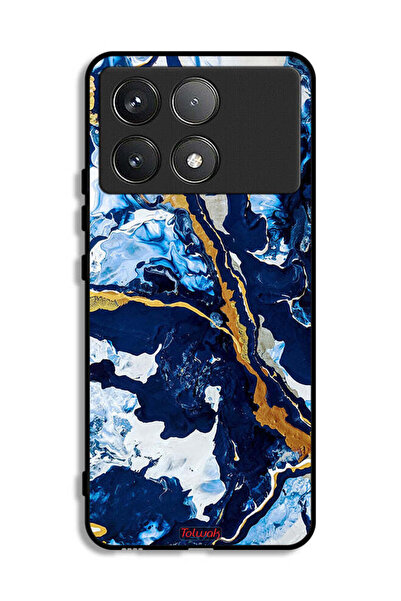 Tolwak Xiaomi Poco F6 Pro Protective Case Cover Glitch Texture Art