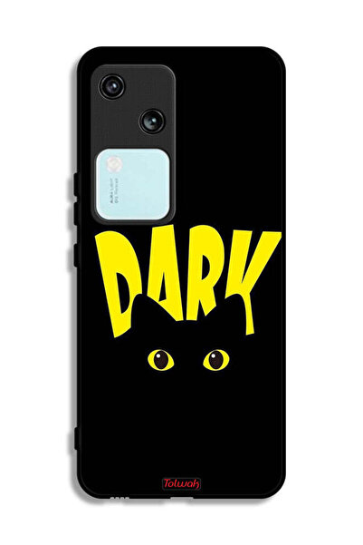 Tolwak Vivo V30 5G Protective Case Cover Dark Cat