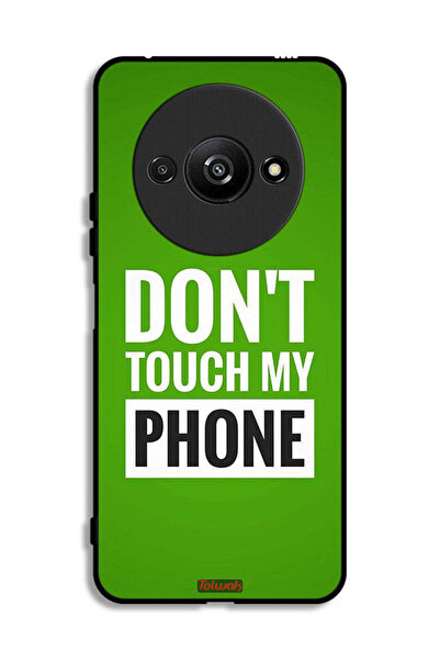 Tolwak Xiaomi Redmi A3 4G Protective Case Cover Do Not Touch My Phone
