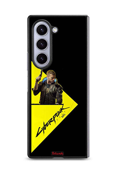 Tolwak غطاء حماية لهاتف سامسونج جالاكسي زد فولد 6 - سايبربانك 2077