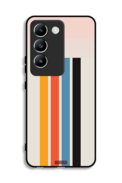 Tolwak غطاء حماية لهاتف Vivo V30 Lite 4G بنمط خطوط مستقيمة