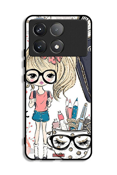 Tolwak Xiaomi Poco F6 Pro Protective Case Cover Unicorn Girl Art