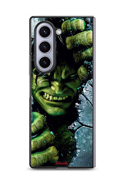 Tolwak غطاء حماية لهاتف سامسونج جالاكسي زد فولد 6 بتصميم هالك المذهل