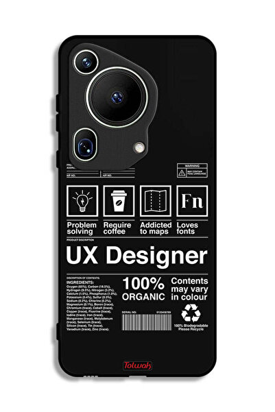 Tolwak غطاء حماية لهاتف هواوي بيورا 70 ألترا، ملصق مصمم لتجربة المستخدم