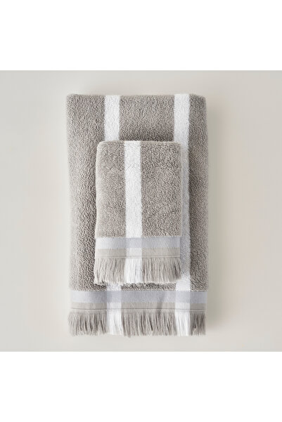 Bella Maison 100% бавовняний рушник Ella для ванної кімнати, сірий (90x150 см)