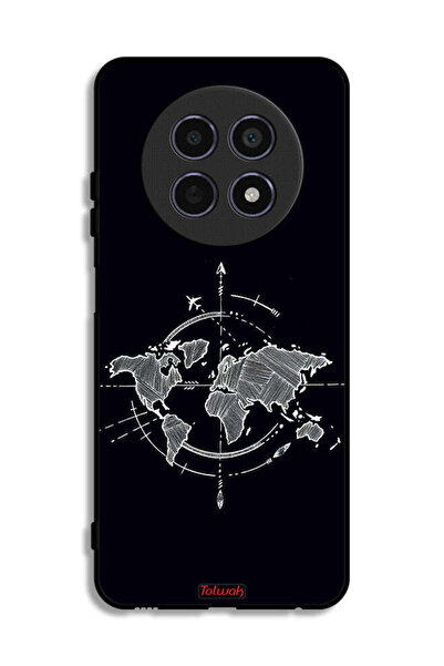 Tolwak غطاء حماية لهاتف Realme 12 5G برسومات البوصلة