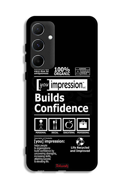 Tolwak Samsung Galaxy A55 5G Protective Case Cover Builds Confidence Sticker