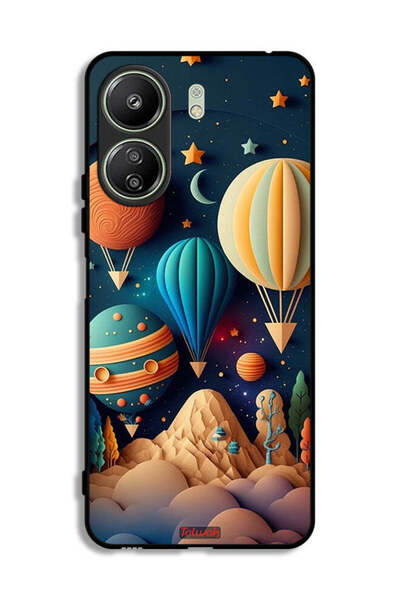 Tolwak غطاء حماية لهاتف شاومي ريدمي 13 سي - تصميم فني من بيراشوت