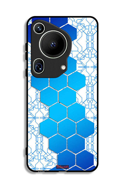 Tolwak غطاء حماية فائق لهاتف هواوي بيورا 70 - شبكة أيقونات سداسية الأضلاع