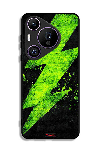 Tolwak غطاء حماية لهاتف هواوي بيورا 70 برو بنمط كهربائي